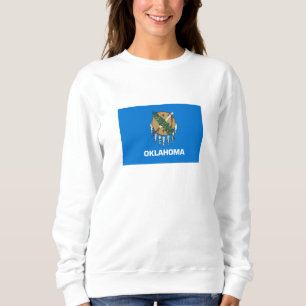 Sudadera Bandera del estado de Oklahoma