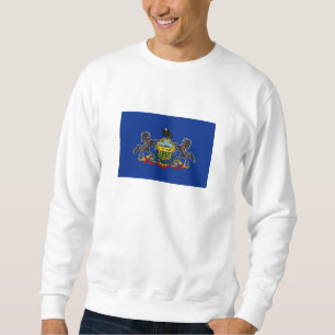 Sudadera Bandera del estado de Pensilvania