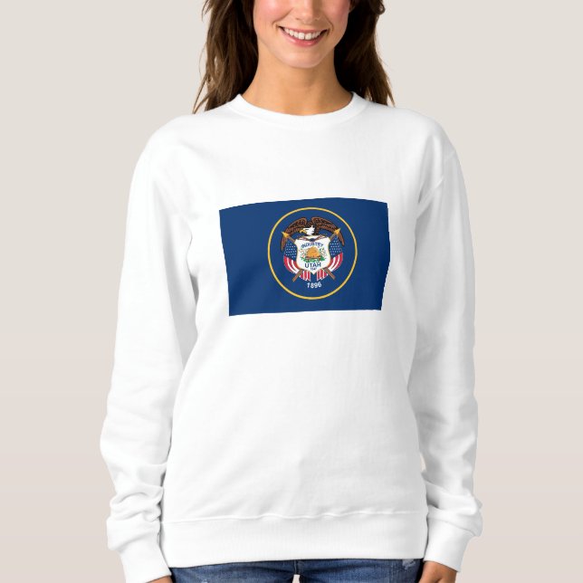 Sudadera Bandera del estado de Utah (Anverso)