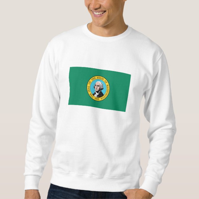 Sudadera Bandera del estado de Washington (Anverso)