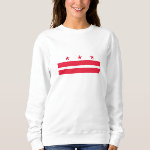 Sudadera Bandera del estado de Washington DC