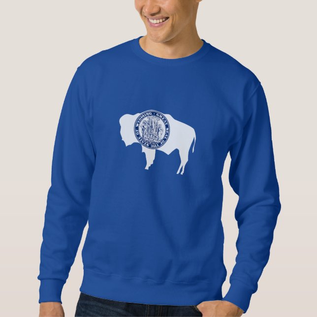 Sudadera Bandera del estado de Wyoming (Anverso)