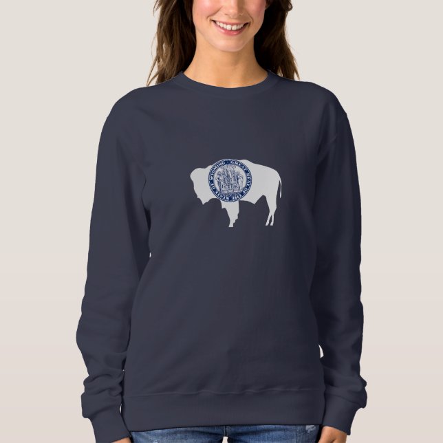 Sudadera Bandera del estado de Wyoming (Anverso)