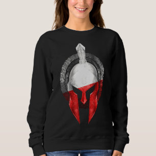 Sudadera Bandera del gladiador de esparta del casco esparta