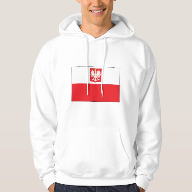 Sudadera Bandera del Halcón Polaco (Anverso)