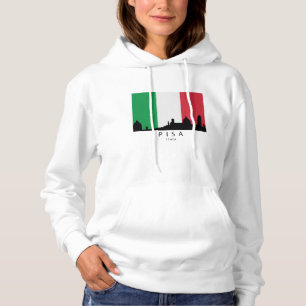 Sudadera Bandera del italiano del horizonte de Pisa Italia