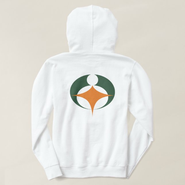 Sudadera Bandera del Koga, Shiga, Japón (Reverso del diseño)