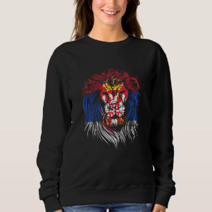 Sudadera Bandera del León Srbija Serbia