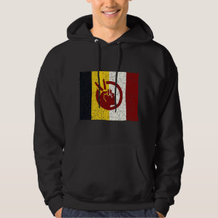 Sudadera bandera del Movimiento Indio Americano