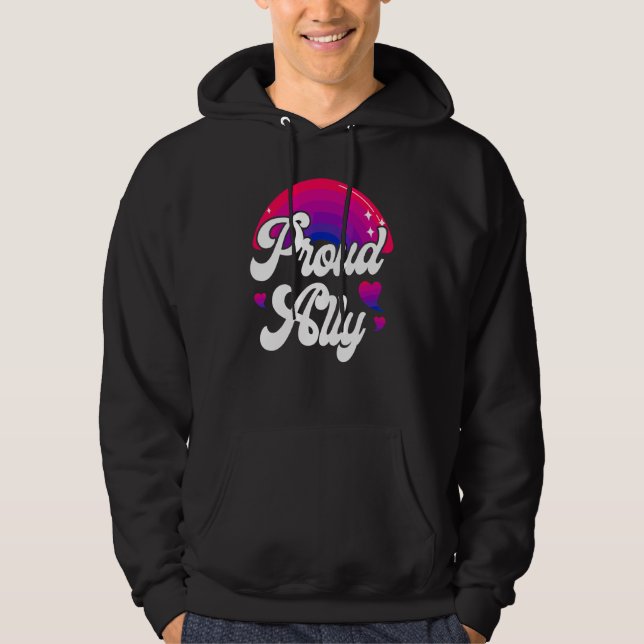 Sudadera Bandera del Orgullo Bisexual (Anverso)