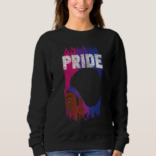 Sudadera Bandera del Orgullo Bisexual Afro Orgullo Negro Bh