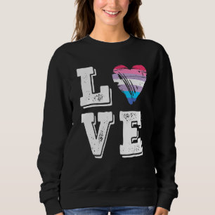 Sudadera Bandera del Orgullo Bisexual Ama la Bandera Bigéne