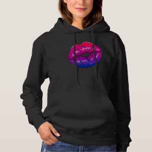 Sudadera Bandera del Orgullo Bisexual Bi Besarse Boca 1