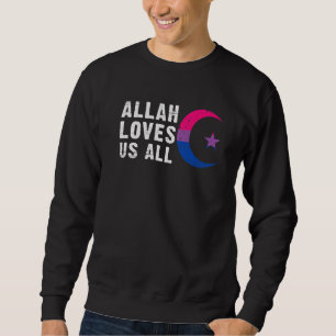 Sudadera Bandera del Orgullo Bisexual luna creciente de Hil