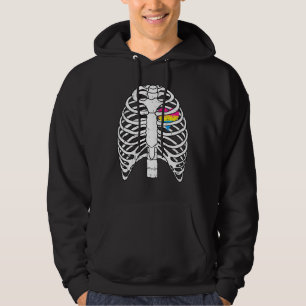 Sudadera Bandera del orgullo cardíaco pansexual Pan Pansex 