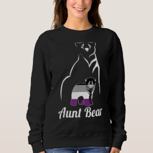 Sudadera Bandera Del Orgullo De La Tía Asexual Lgbt