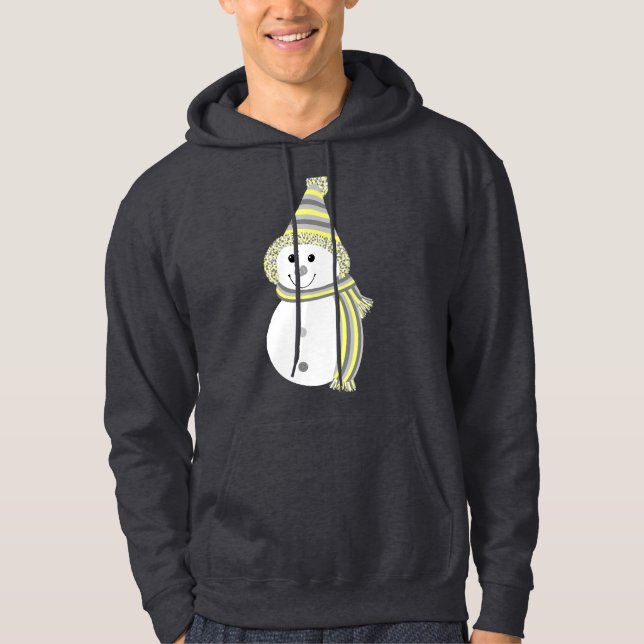 Sudadera Bandera del Orgullo Demigender: Snowman persona am (Anverso)