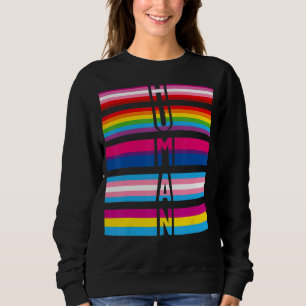Sudadera Bandera del Orgullo Gay Bi Intersexual Trans P