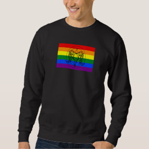 Sudadera Bandera del Orgullo Gay de Halloween