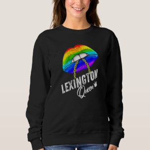 Sudadera Bandera del orgullo gay de la Reina Lexington Lgbt