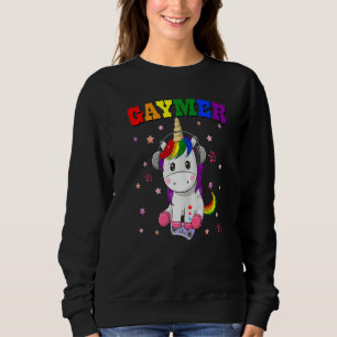 Sudadera Bandera del Orgullo Gay Gaymer Lgbt Gamer Lgbtq+ V