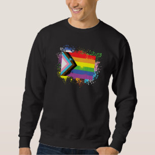 Sudadera Bandera Del Orgullo Gay Incluyendo El Arcoiris Lgb