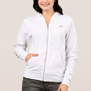 Sudadera Bandera del orgullo gay y arco iris con texto