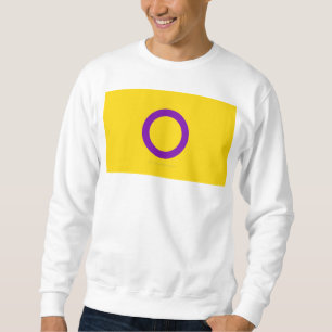 Sudadera Bandera del orgullo intersexual de SlipperyJoe's f