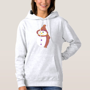 Sudadera Bandera del Orgullo Intersexual Snowman Snowperson