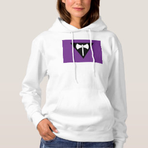 Sudadera bandera del orgullo lésbico SlipperyJoe feminista 
