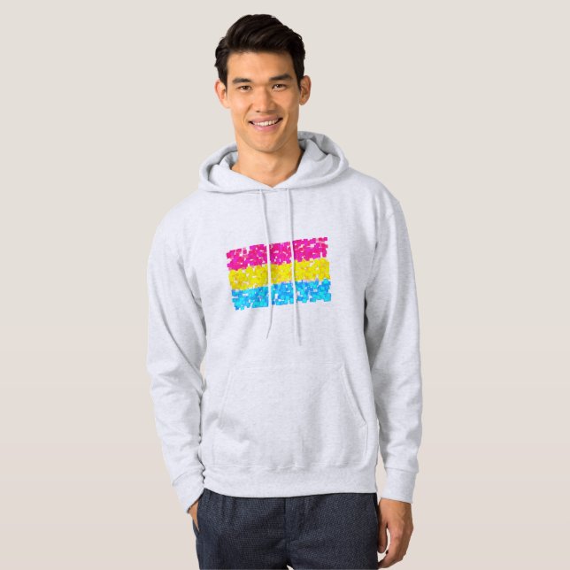 Sudadera Bandera del Orgullo Pansexual (Anverso completo)