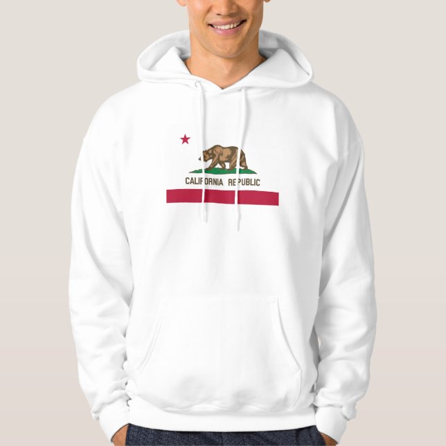 Sudadera Bandera del oso de la República de California: Est (Anverso)