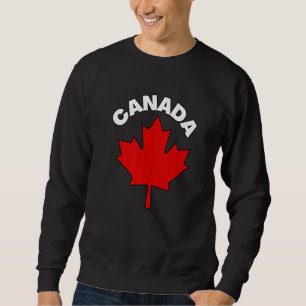 Sudadera Bandera del país canadiense de hojas de arce