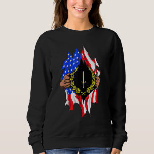 Sudadera Bandera del Patrimonio Afroamericano Orgullo Negro
