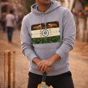 Sudadera Bandera del patrimonio Art Deco India Clásico