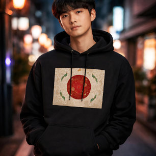 Sudadera Bandera del patrimonio Art Deco   Japón   Clásico 