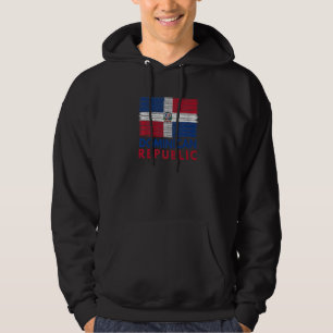 Sudadera Bandera del patrimonio raíz de República Dominican