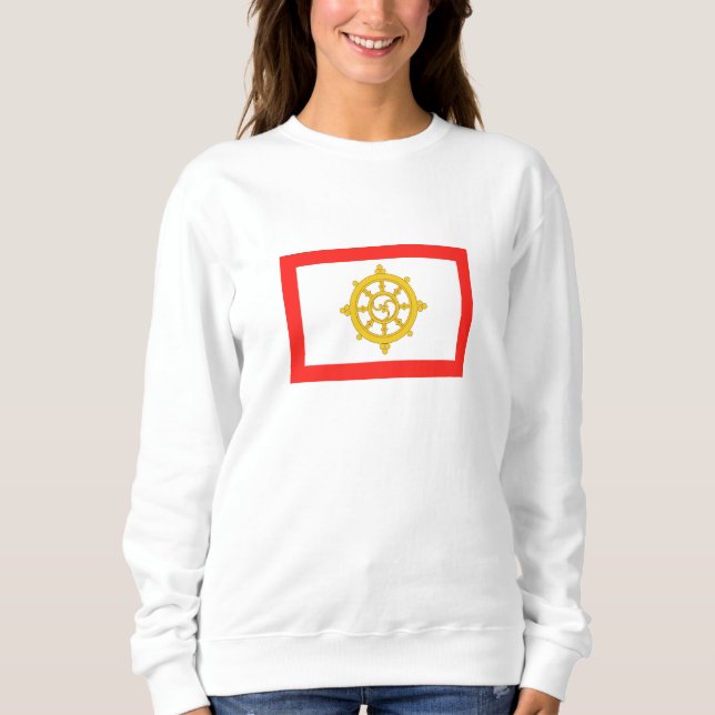 Sudadera Bandera del Reino de Sikkim (Anverso)