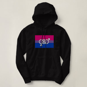 Sudadera Bandera del Símbolo de Orgullo Bisexual