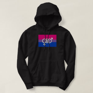 Sudadera Bandera del Símbolo de Orgullo Bisexual