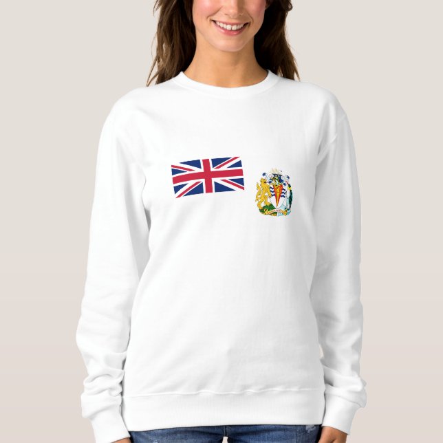 Sudadera Bandera del Territorio Antártico Británico (Anverso)