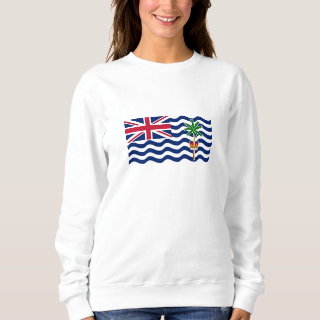 Sudadera Bandera del Territorio del Océano Índico Británico (Anverso)