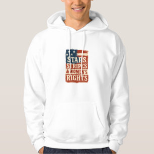 Sudadera Bandera desgastada de estrellas, barras y derechos