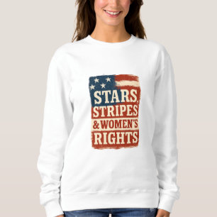 Sudadera Bandera desgastada Estrellas, Franjas y Derechos d