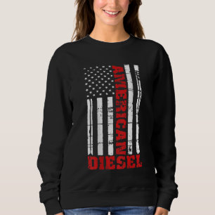 Sudadera Bandera Diesel Americana Camión Turbo Brothers
