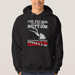 Sudadera Bandera divertida de buceo cita de buceo Gif buzo