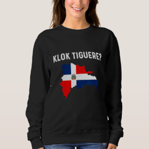 Sudadera Bandera Dominicana Resta República Dominicana Mapa