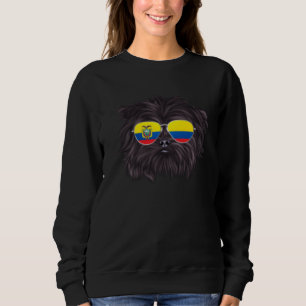Sudadera Bandera Ecuatoriana Perro Affenpinscher Ecuador Bo