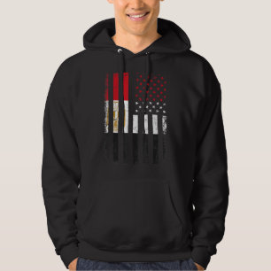 Sudadera Bandera egipcia norteamericana egipcia remonta a E