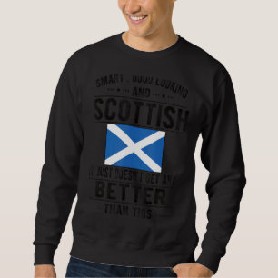 Sudadera Bandera escocesa de buena apariencia Escocia Raíce